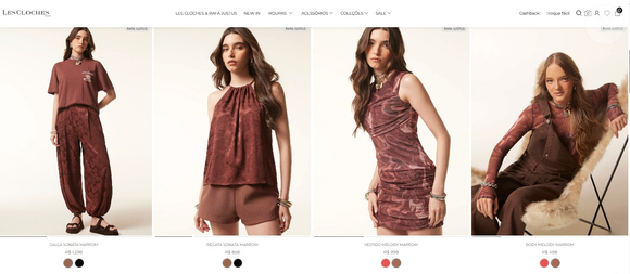 Vestidos fluidos, calças amplas, jeans, jardineiras e peças de alfaiataria fazem parte da coleção que marca a estreia de Rafa Justus na moda