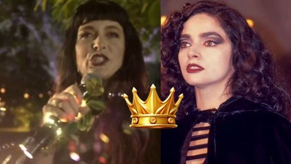 Pode passar a coroa, Natasha! Cláudia Abreu canta trilha icônica de 'Vamp' em 'Dona de Mim' e web reage: 'Homenagem maravilhosa'