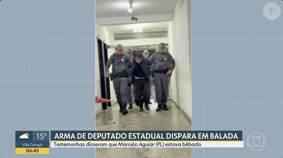 Segundo o g1, Marcelo Aguiar alegou que estava sob efeito de medicamentos fortes durante a discussão