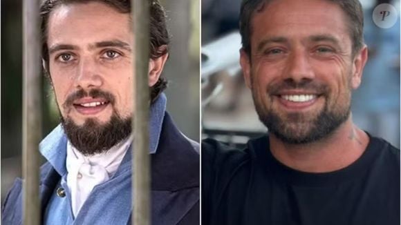Rafael Cardoso em 'Além do Tempo' (Globo, 2015), como Felipe, e com visual atual