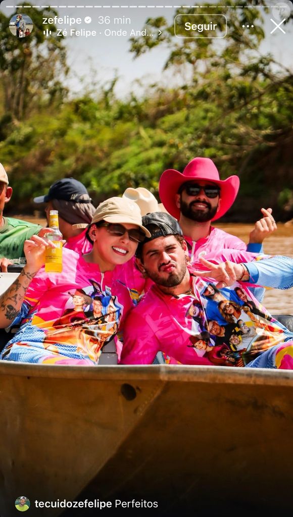 Zé Felipe e Ana Castela não escondem romance em meio aos burburinhos