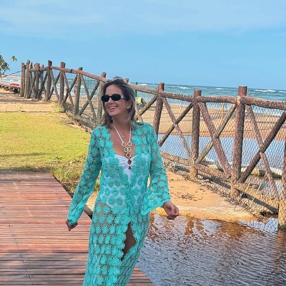 Vários internautas na web comentaram a respeito da foto de César Tralli, elogiando o casal.