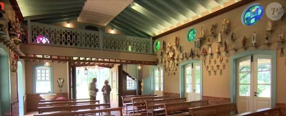Capela de Ana Maria Braga tem mais de 400 imagens de santos