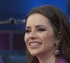Sandy comanda hoje um programa no Multishow e já foi contratada da Globo