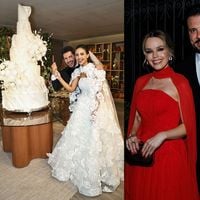 De bolo de 1,64 m aos looks de Thaeme, MC Guimê e outros famosos: 15 fotos do casamento de Thiago e Geórgia revelam os detalhes mais marcantes da luxuosa festa
