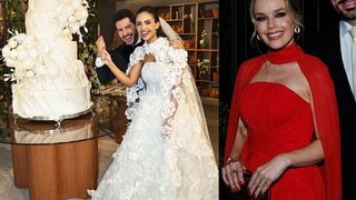 De bolo de 1,64 m aos looks de Thaeme, MC Guimê e outros famosos: 15 fotos do casamento de Thiago e Geórgia revelam os detalhes mais marcantes da luxuosa festa