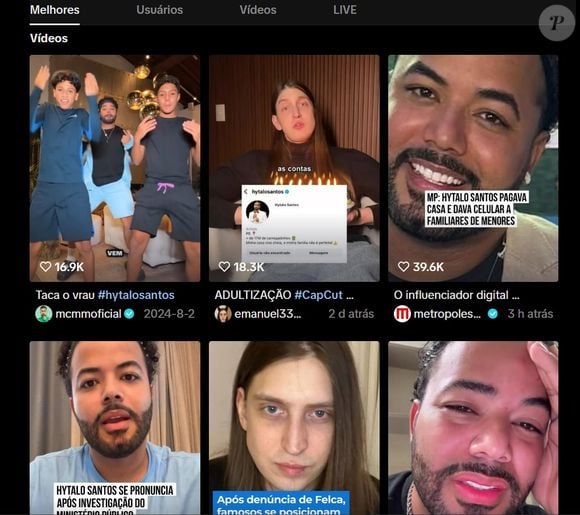 Vídeo sobre “adultização” impulsiona denúncias contra Hytalo Santos nas redes