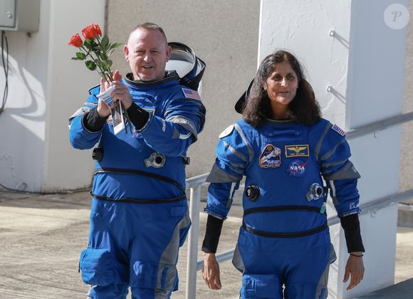 Junho de 2024: Suni Williams e Butch Wilmore poucos dias antes da decolagem da Starliner ao espaço