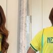 Grávida da 3ª filha com Neymar, Bruna Biancardi chama atenção por detalhe em vídeo; jogador surgiu sem aliança às vésperas de jogo decisivo na Copa 2026 contra Japão