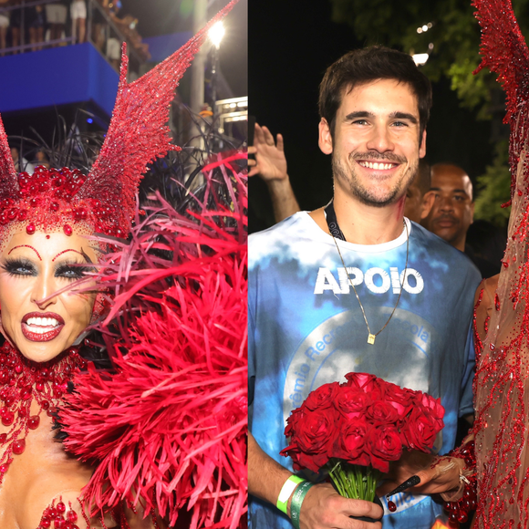 Prótese de dentes, reza de Nicolas Prattes e mais: 30 FOTOS do desfile da vampira Sabrina Sato na Vila Isabel!