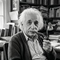 Albert Einstein, físico: 'Uma vida tranquila e modesta traz mais felicidade do que a busca incessante pelo sucesso'