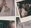Em suas redes sociais, Selena Gomez compartilhou fotos no estilo polaroid do casamento