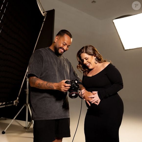 Tati Machado sobre o marido: ‘Bruno não tem sido meu apoio, tem sido meu chão. Minha família! Meu lar! Pai do meu filho!’