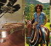 Sala de massagem, piano transparente e móveis de Andy Warhol: a fazenda milionária de Lenny Kravitz no Brasil que está aberta para hóspedes