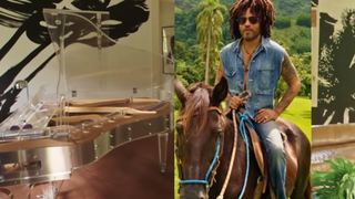 Sala de massagem, piano transparente e móveis de Andy Warhol: a fazenda milionária de Lenny Kravitz no Brasil que está aberta para hóspedes