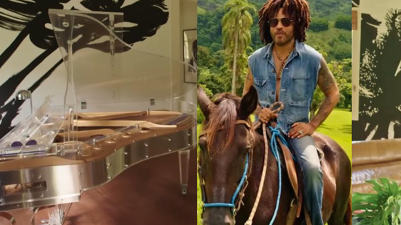 Sala de massagem, piano transparente e móveis de Andy Warhol: a fazenda milionária de Lenny Kravitz no Brasil que está aberta para hóspedes