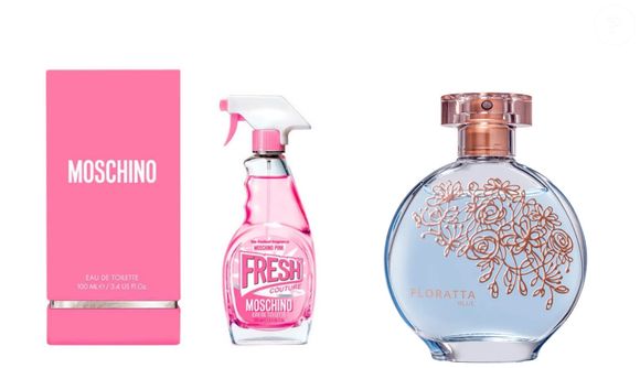 Perfume floral leve Pink Fresh Couture, da Moschino, e Floratta Blue, são boas opções