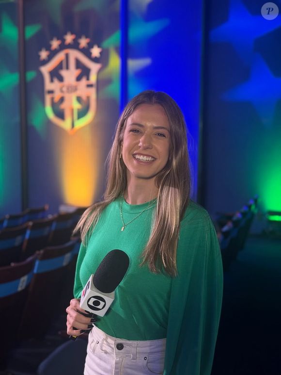 Duda Dalponte hoje trabalha como repórter esportiva da Globo no Rio de Janeiro