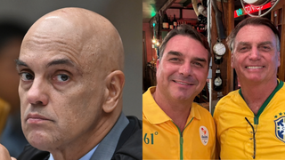 Acusado de causar a prisão do próprio pai, Flávio Bolsonaro ataca Alexandre de Moraes: 'Se meu pai morrer...'