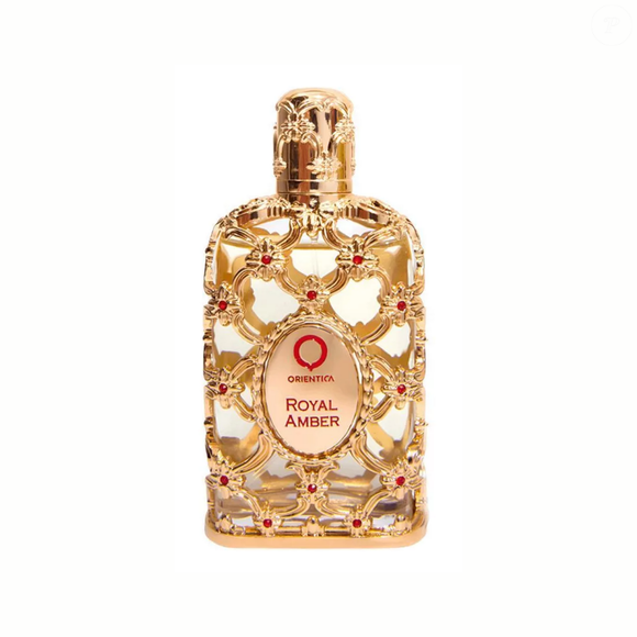 A opção de perfume árabe feminino famosa Royal Amber Oriêntica.