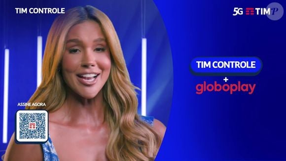 A ex-BBB Kerline também apareceu no comercial da TIM durante o intervalo da primeira eliminação do 'BBB 26'