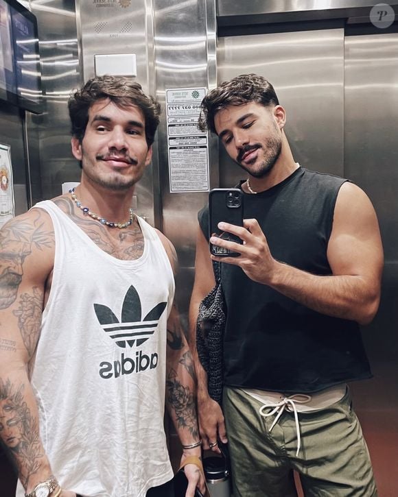 Mateus, dupla de Vitória Strada no BBB 25, namora o corretor Junior Souto