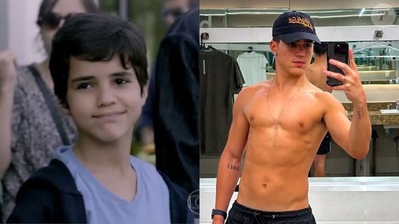 Na infância, Drico Alves interpretou o personagem Victor na novela 'Império'. Ainda ator, ele foca nas redes sociais