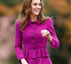 Moda de Kate Middleton: Princesa gosta de apostar em looks mais estruturados, além de compor com meia-calça, perfeito para o inverno.