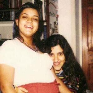 Preta Gil ao lado de Regina Casé em sua primeira gravidez