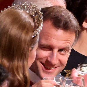 Kate Middleton ganha piscada do presidente francês Macron em jantar e momento marcante no Castelo de Windsor viraliza