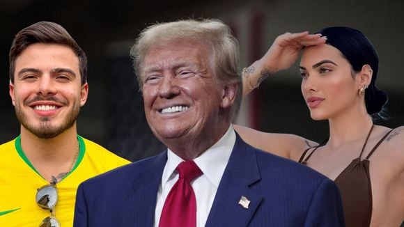 'Preciso falar com você', 'olha o direct' e mais: famosos suplicam ajuda a Donald Trump após vitória de Lula nas eleições de 2026; Thomaz Costa, ex de Larissa Manoela, e Emily Garcia são ironizados na web. 'Vou desmaiar'