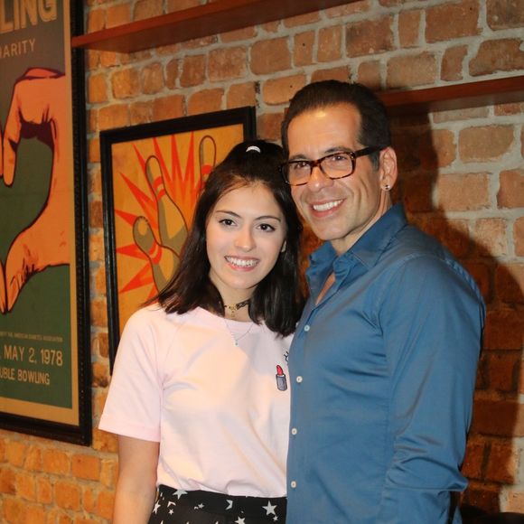 Pietra Hassum é fruto do relacionamento de Leandro com a empresária Karina Gomes.