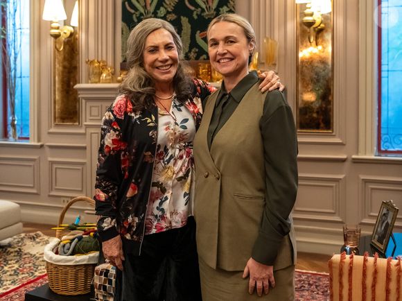 Kelzy Ecard e Arlete Salles nos bastidores de 'Três Graças'