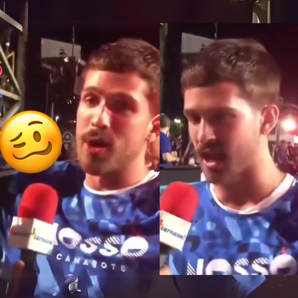 'Afogando as mágoas sem Bruna': solteiro, João Guilherme dá entrevista no Carnaval 2025, web aponta ator 'visivelmente bêbado' e cita Marquezine