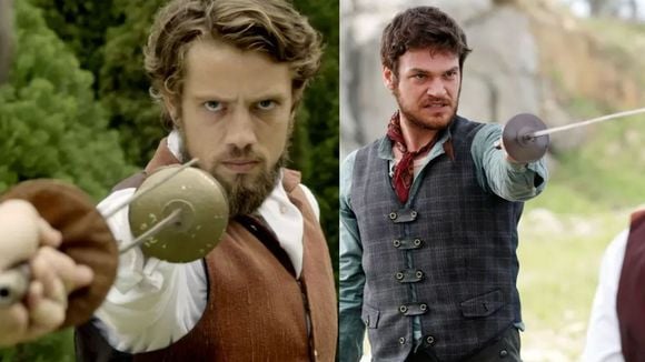 Luta de esgrima entre Felipe e Pedro acaba em morte na novela 'Além do Tempo'? Disputa inesperada entre rivais deixa testemunhas em choque