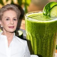 Com gengibre, pepino, água e espinafre: Carolina Herrera, aos 87 anos, dispensa Coca-Cola e toma esse smoothie saudável todos os dias; receita favorece a digestão e fortalece o sistema imunológico