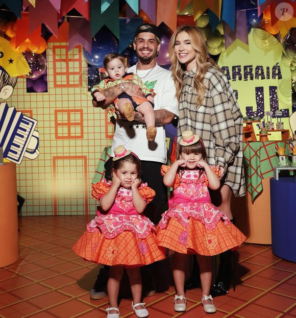 Virgínia Fonseca e Zé Felipe são pais de Maria Alice, Maria Flor e José Leonardo