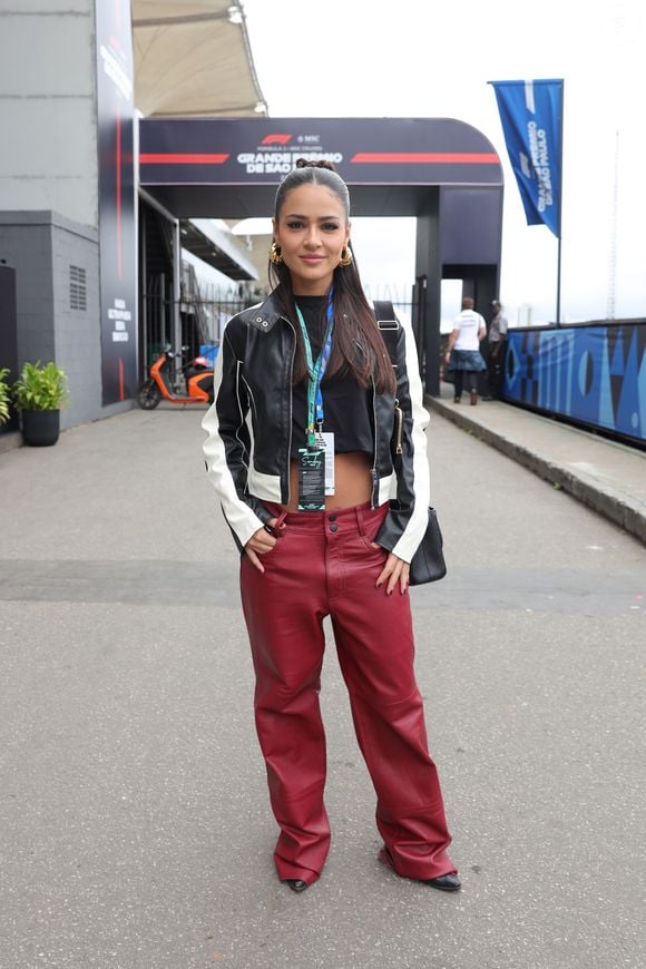 Giulia Busccacio no Grande Prêmio de Fórmula 1 em SP