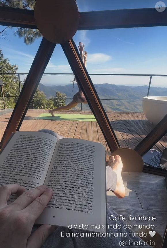 'Vista mais linda do mundo', disse Lucas Lima sobre Nina Forlin