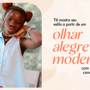O estilo moderno e alegre está presente nos looks de Títi, filha de Giovanna Ewbank, para a campanha de Dia das Mães da Shein.
