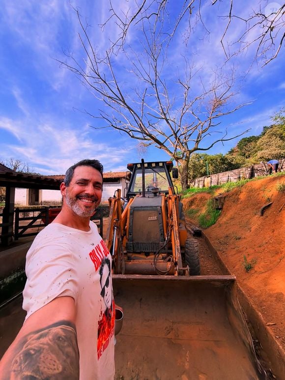 André Marques tem documentado cada mudança e projeto em suas redes sociais