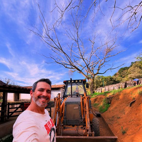 André Marques tem documentado cada mudança e projeto em suas redes sociais