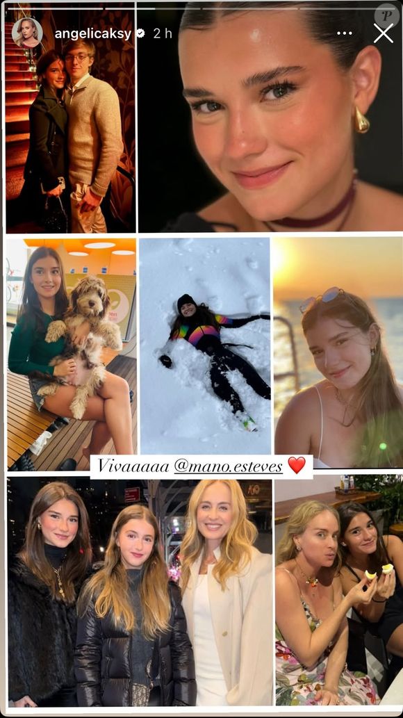 Angélica reuniu uma série de fotos de Manoela Esteve para fazer uma homenagem
