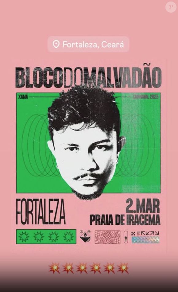 Xamã vem se apresentando por todo o Brasil com seu Bloco do Malvadão