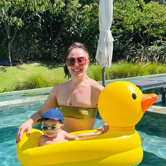 Claudia Raia foi mãe de seu terceiro filho aos 55 anos de idade