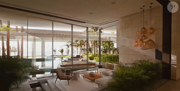 Mansão localizada na Jumeirah Bay Island exemplifica o padrão das propriedades ultraluxuosas da região, com piscinas panorâmicas, acesso privativo e arquitetura moderna