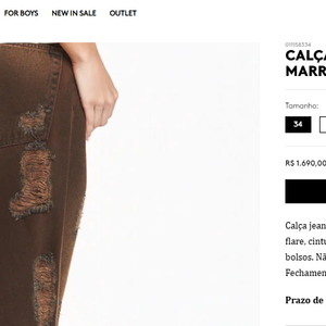 Ana Castela e Virgínia Fonseca usaram calça da TIG que custa R$ 1.690