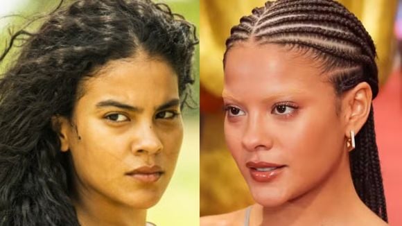 Antes e depois Bella Campos em quase 40 fotos: com tranças e sobrancelha descolorida, atriz de 'Vale Tudo' surge bem diferente de sua estreia na TV