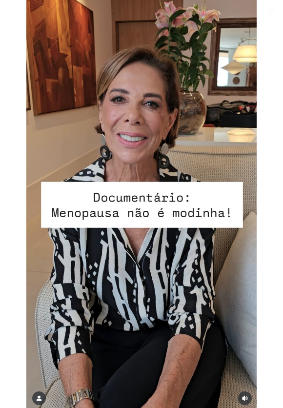 Ângela Vieira participou de documentário sobre a menopausa, aos 73 anos de idade