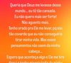 Andressa Urach afirmou que por conta do trabalho e de quem precisa dela não pode buscar internação para tratar lado emocional